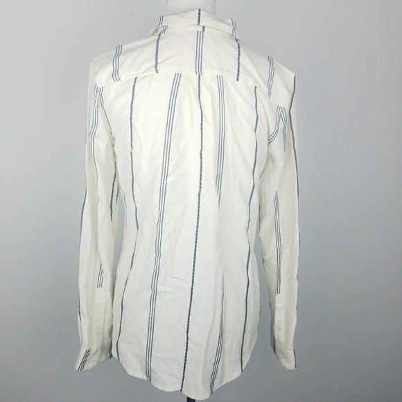 Sanctuary Tailored Boyfriend Shirt Striped XS - Picture 6 of 8